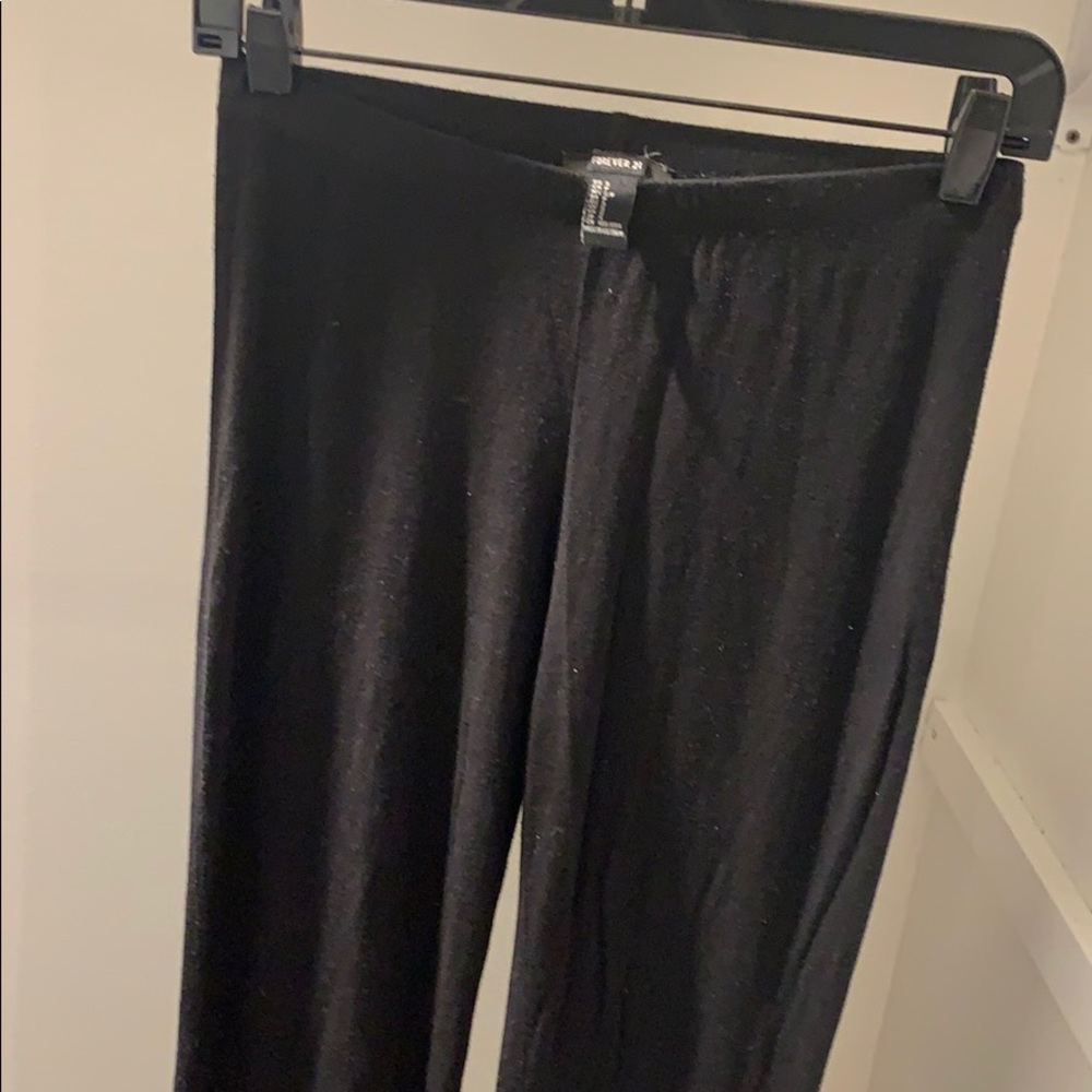 ❌SOLD❌ Forever 21 Black Pants - Picture 2 of 2